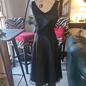 Signature by Sangria Elegant Black Maxi Dress